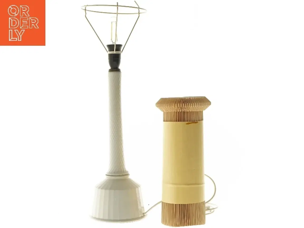 Billede 1 - Bordlampe med skærm (str. 63 cm)