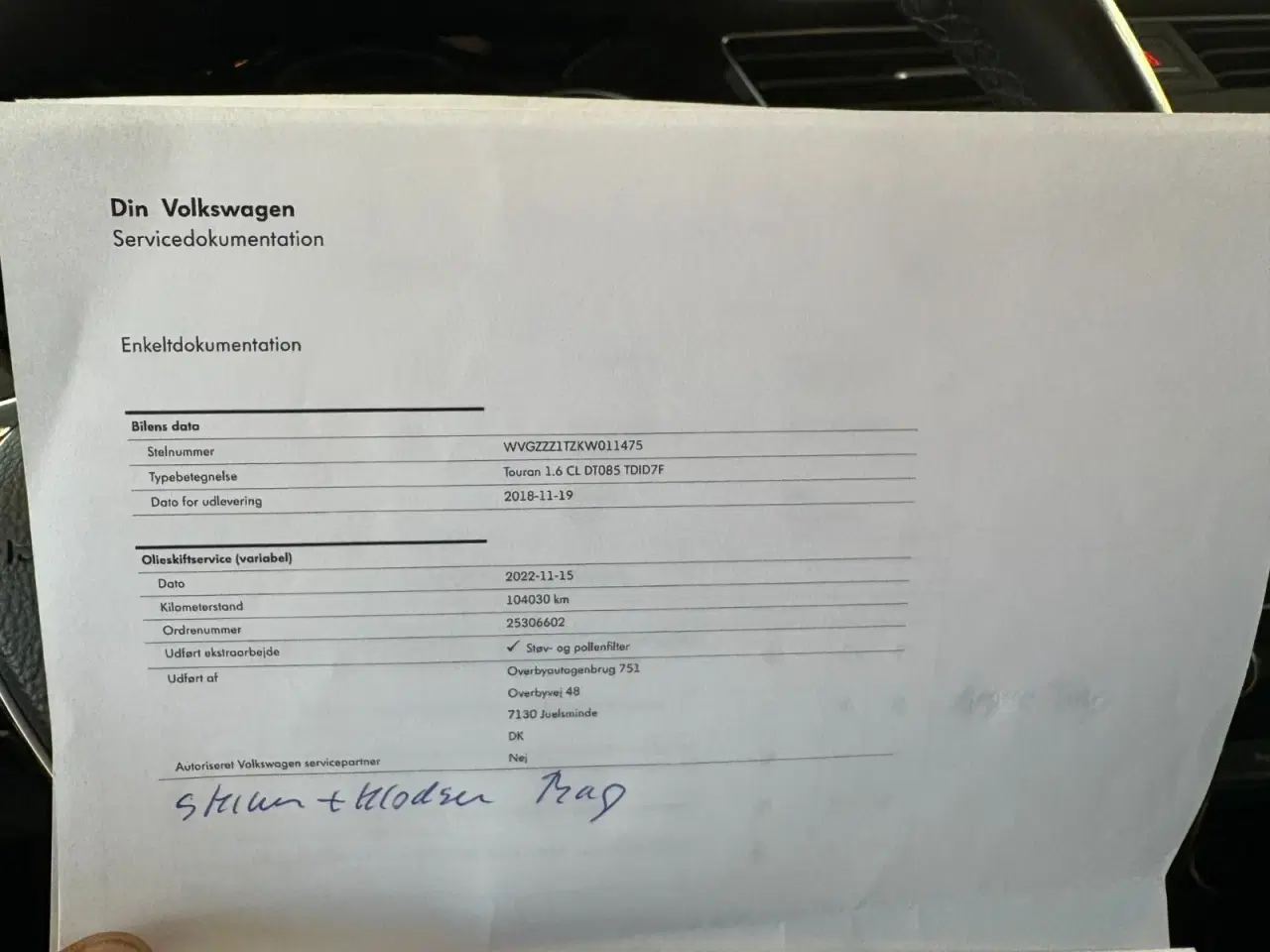 Billede 16 - VW Touran 1,6 TDi 115 Comfortline DSG 7prs