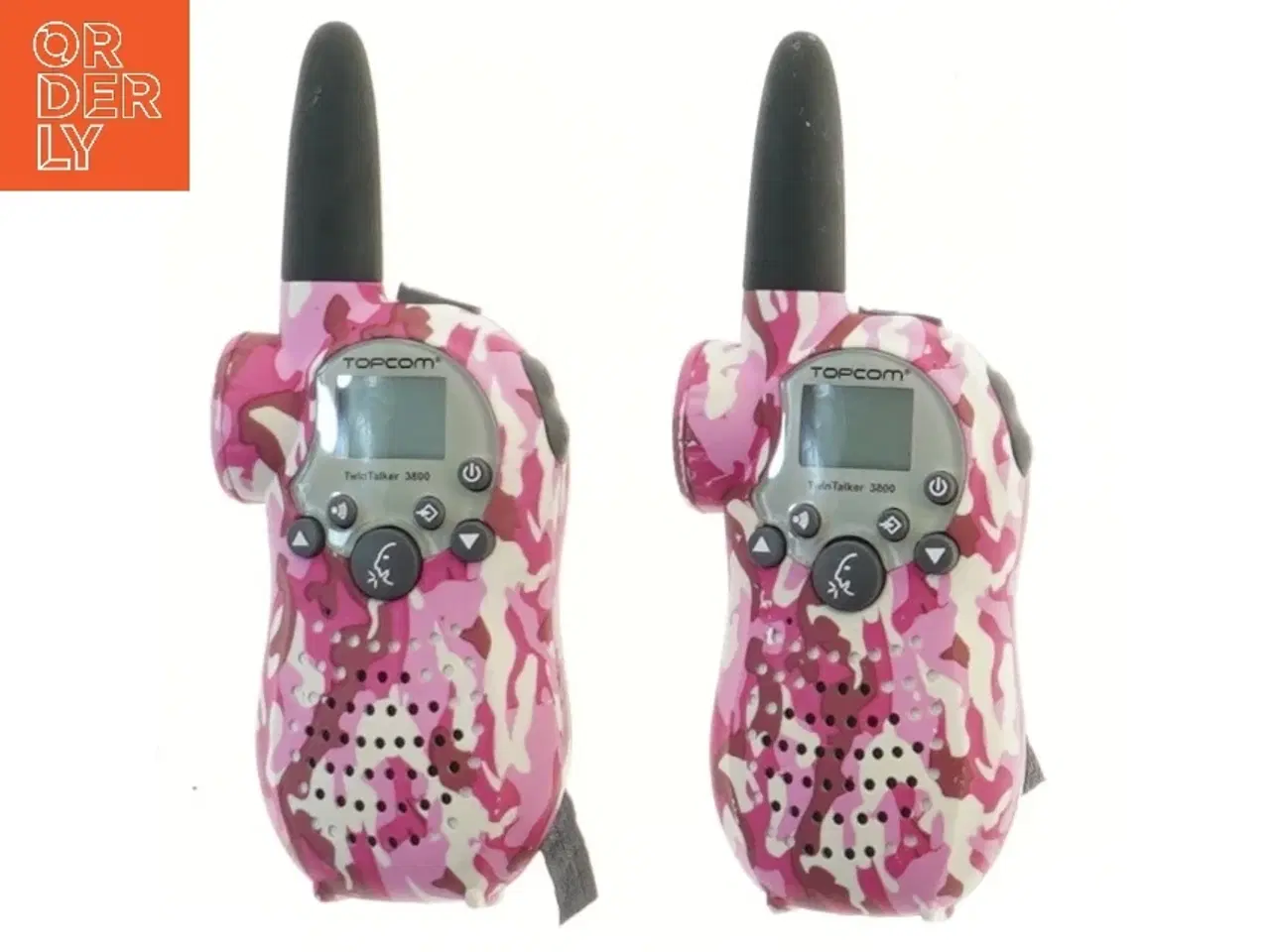 Billede 1 - To pink camo walkie talkies 15.5 cm fra Topcom (str. 2 stk 15,5 cm)