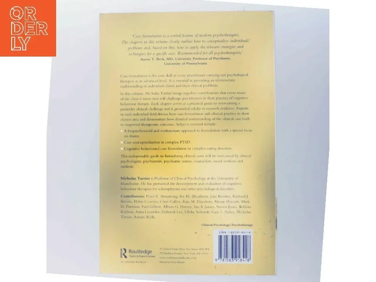 Billede 3 - Case formulation in cognitive behaviour therapy : the treatment of challenging and complex cases (Bog)