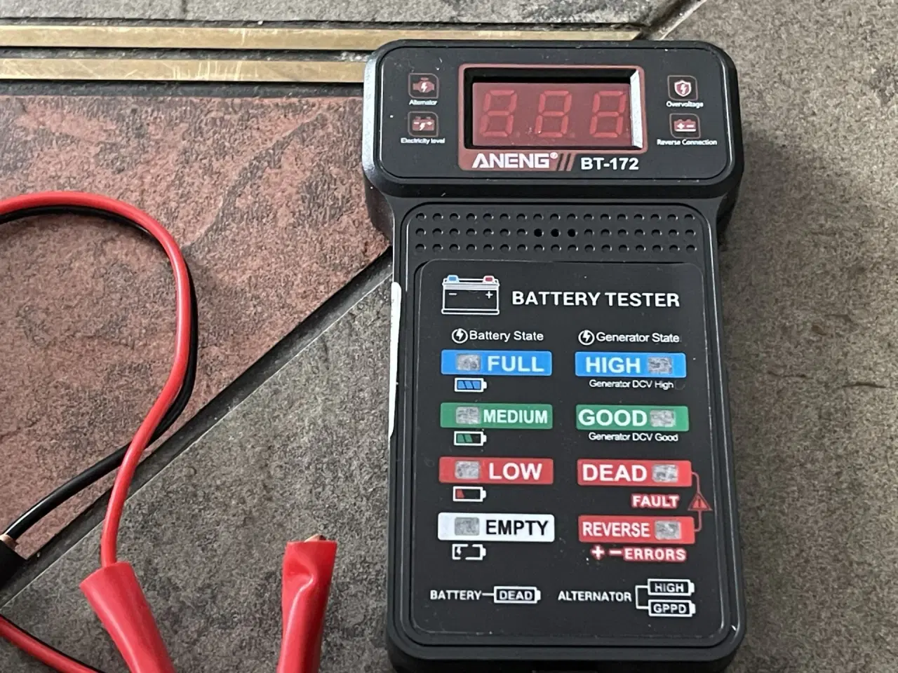 Billede 2 - helt ny batteri tester til biler 