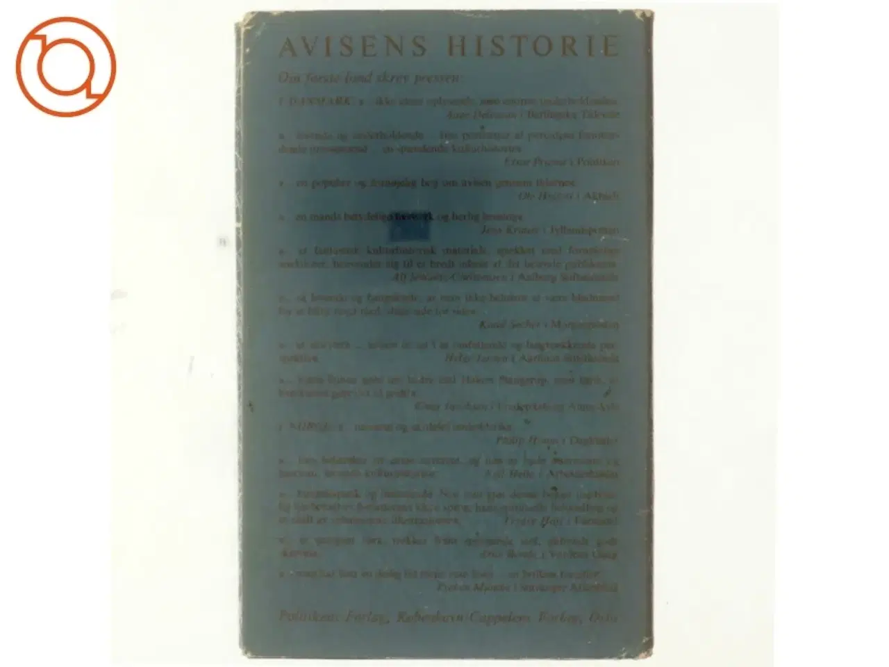 Billede 3 - Avisens historie 2 af Hakon Stangerup (bog)