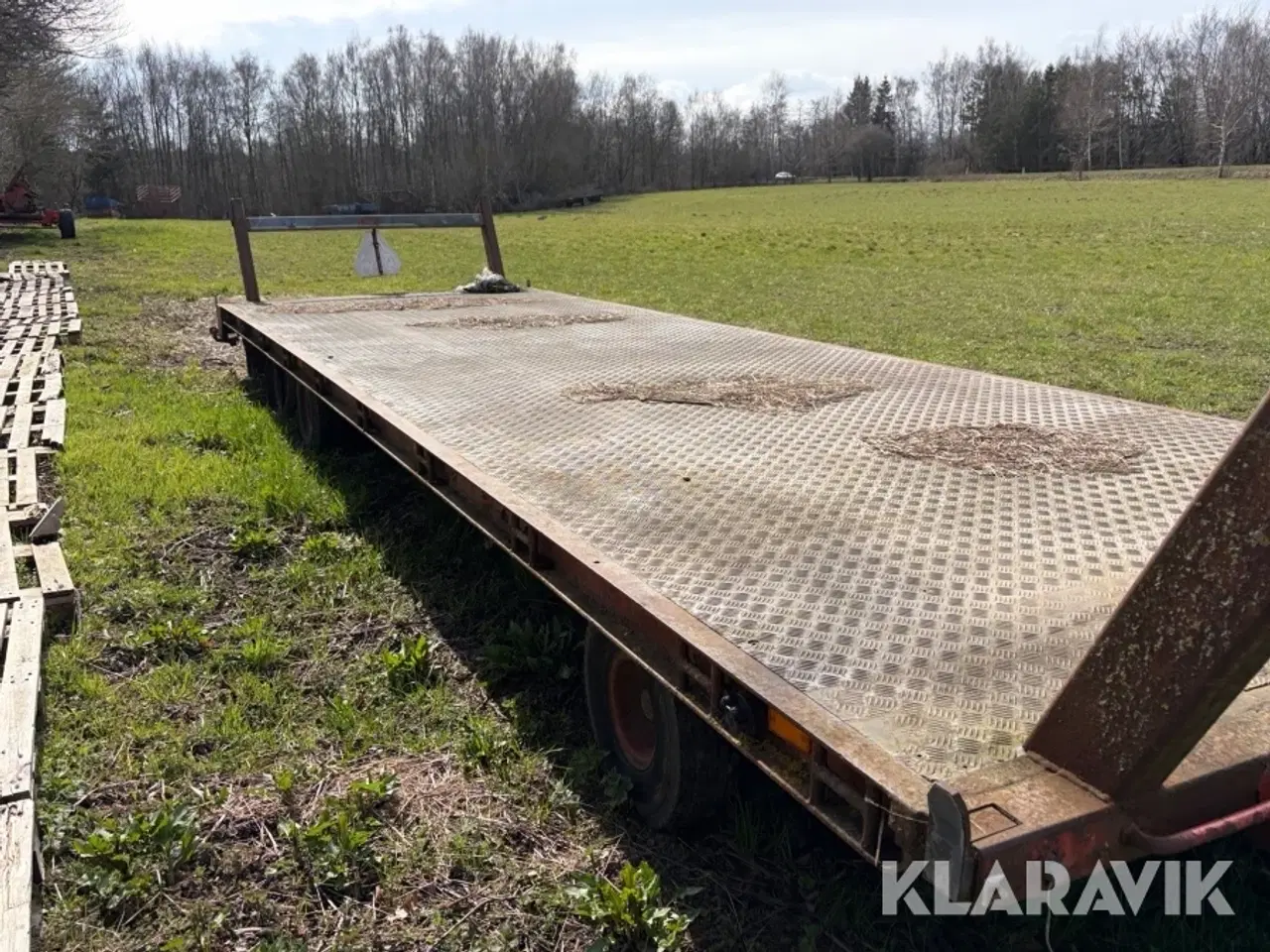 Billede 3 - Maskintrailer fladvogn