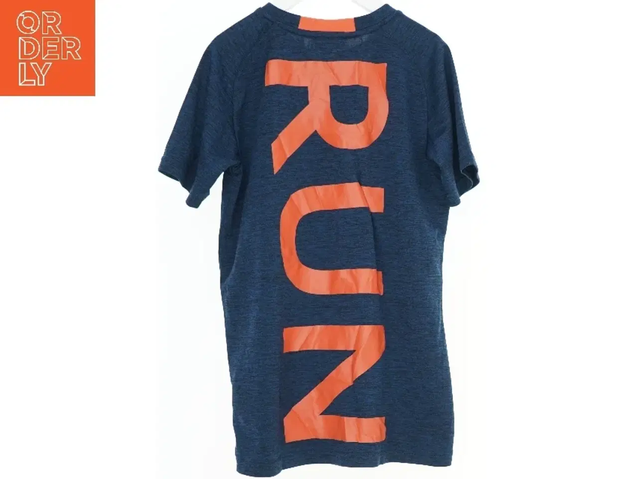 Billede 2 - Blå T-Shirt med RUN print fra Pomp de Lux (str. 152)