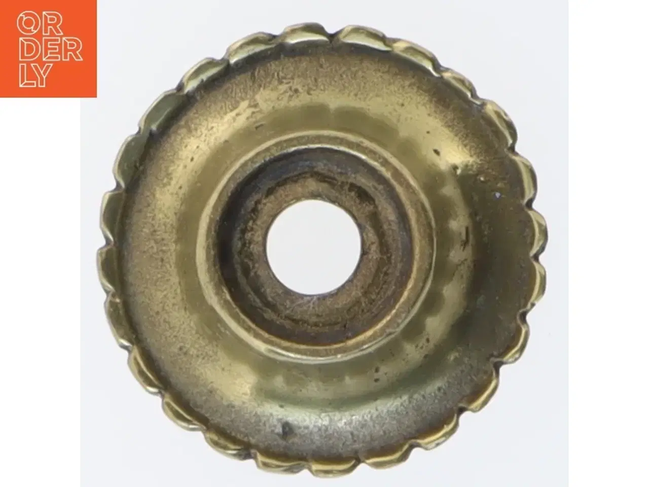 Billede 4 - Antik messing beslag (str. Ø 4,5 cm)