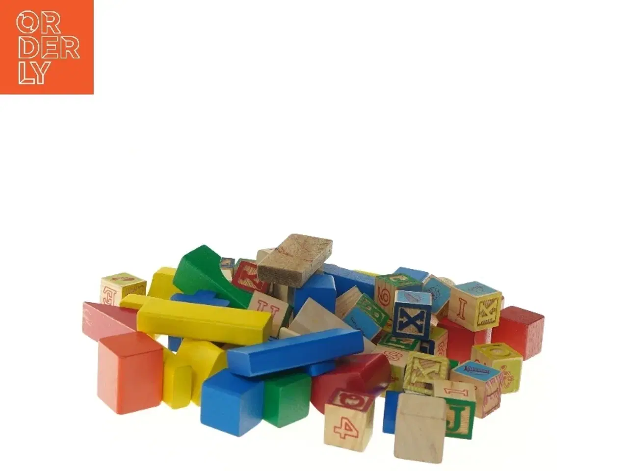 Billede 4 - Træbyggesæt med forskellige former og farver fra Kids Wood