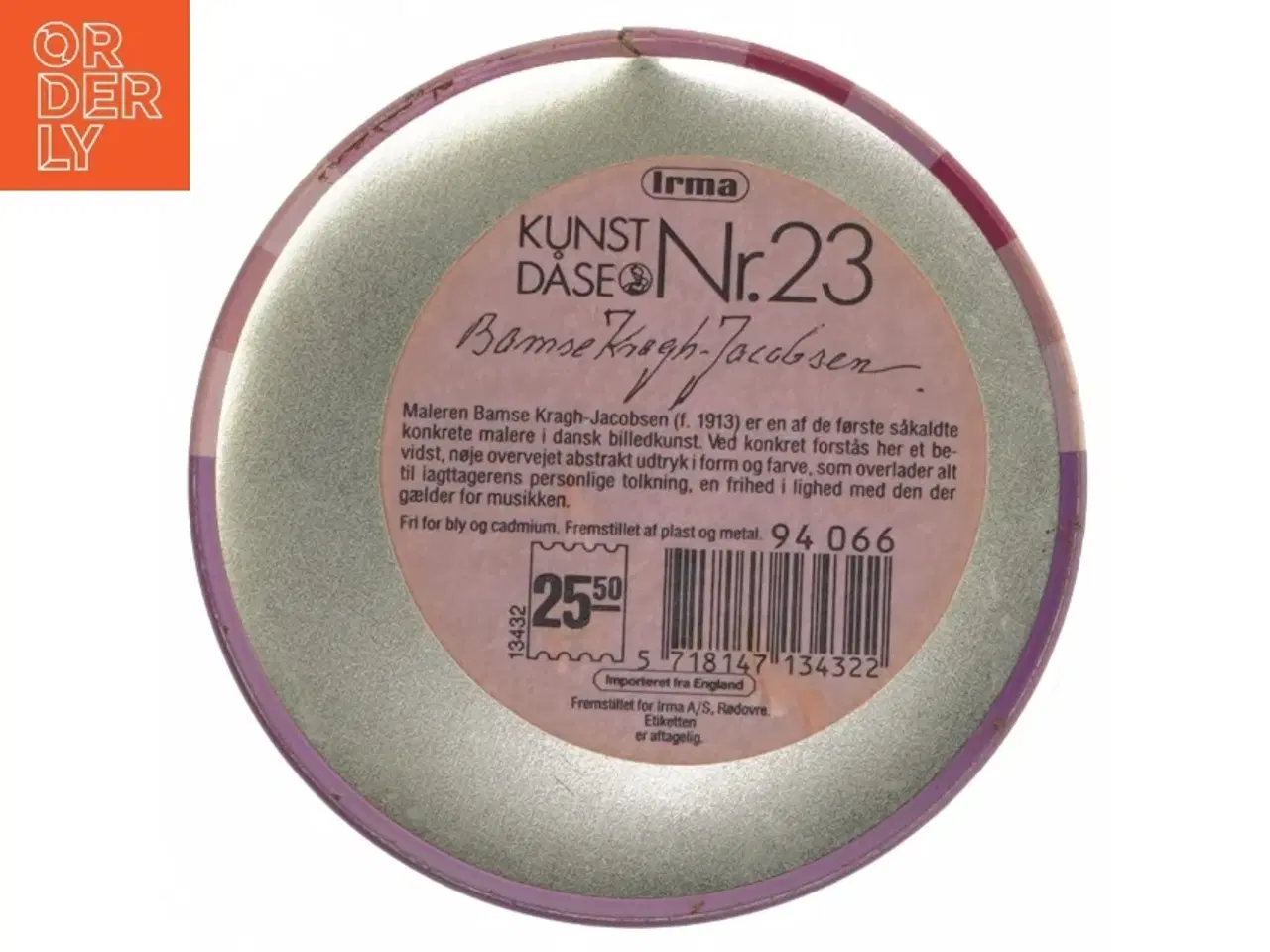 Billede 4 - Kunstdåse (str. Ø. 11,5 cm. længde, 15 cm) fra Irma