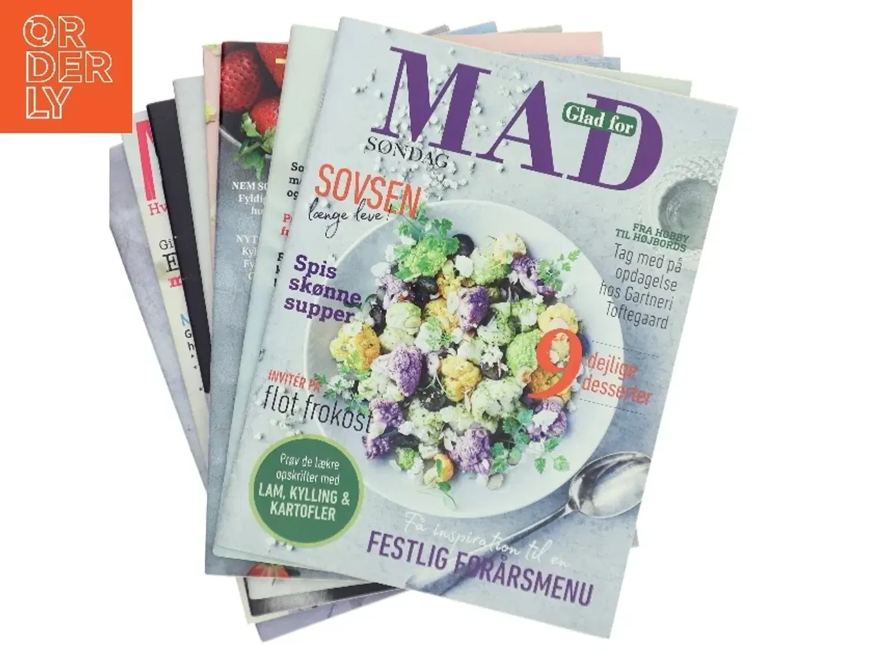 Billede 1 - 8 MAD blade fra  Søndag