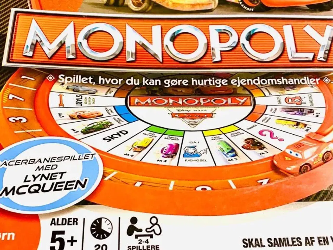 Billede 2 - Disney Cars Monopoly bræt spil, nyt
