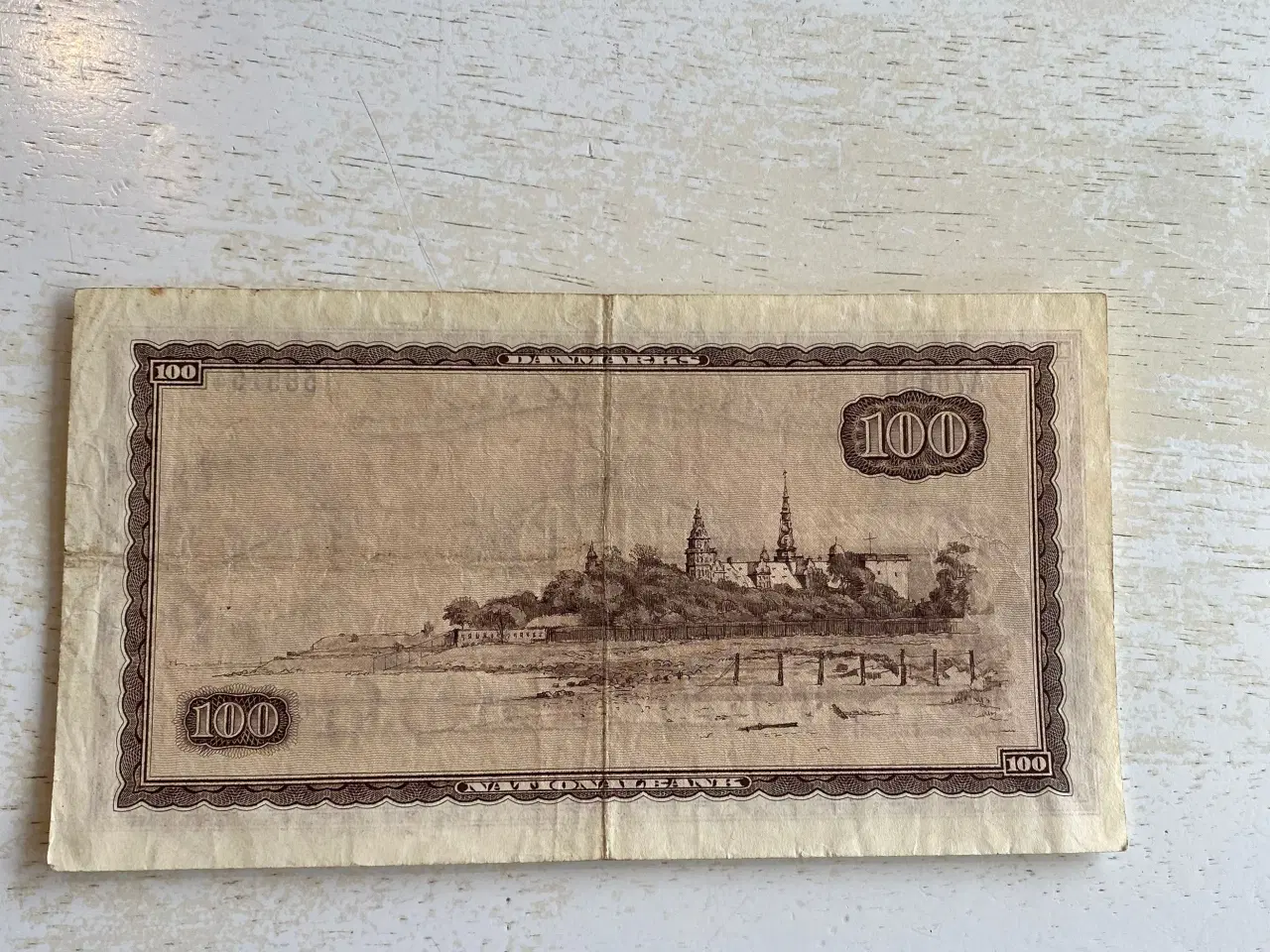 Billede 1 - NEDSAT - 100 kr. seddel fra 1965