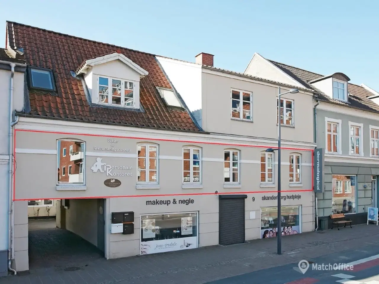 Billede 1 - Kontorlokale beliggende midt i Skanderborg by.