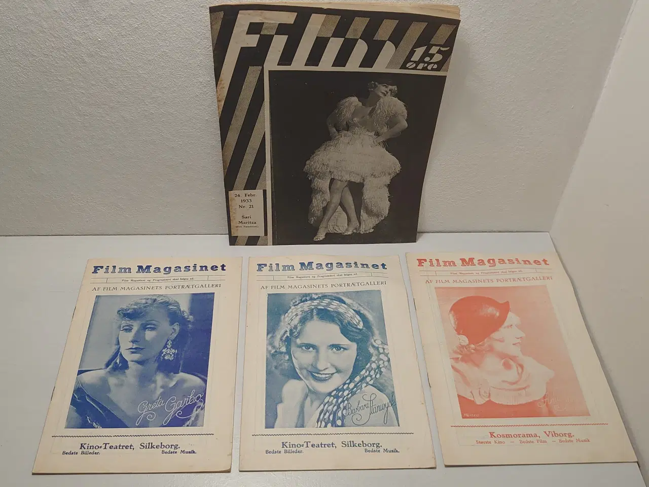 Billede 1 - 4 stk sjældne filmblade fra 1931 og 1933.