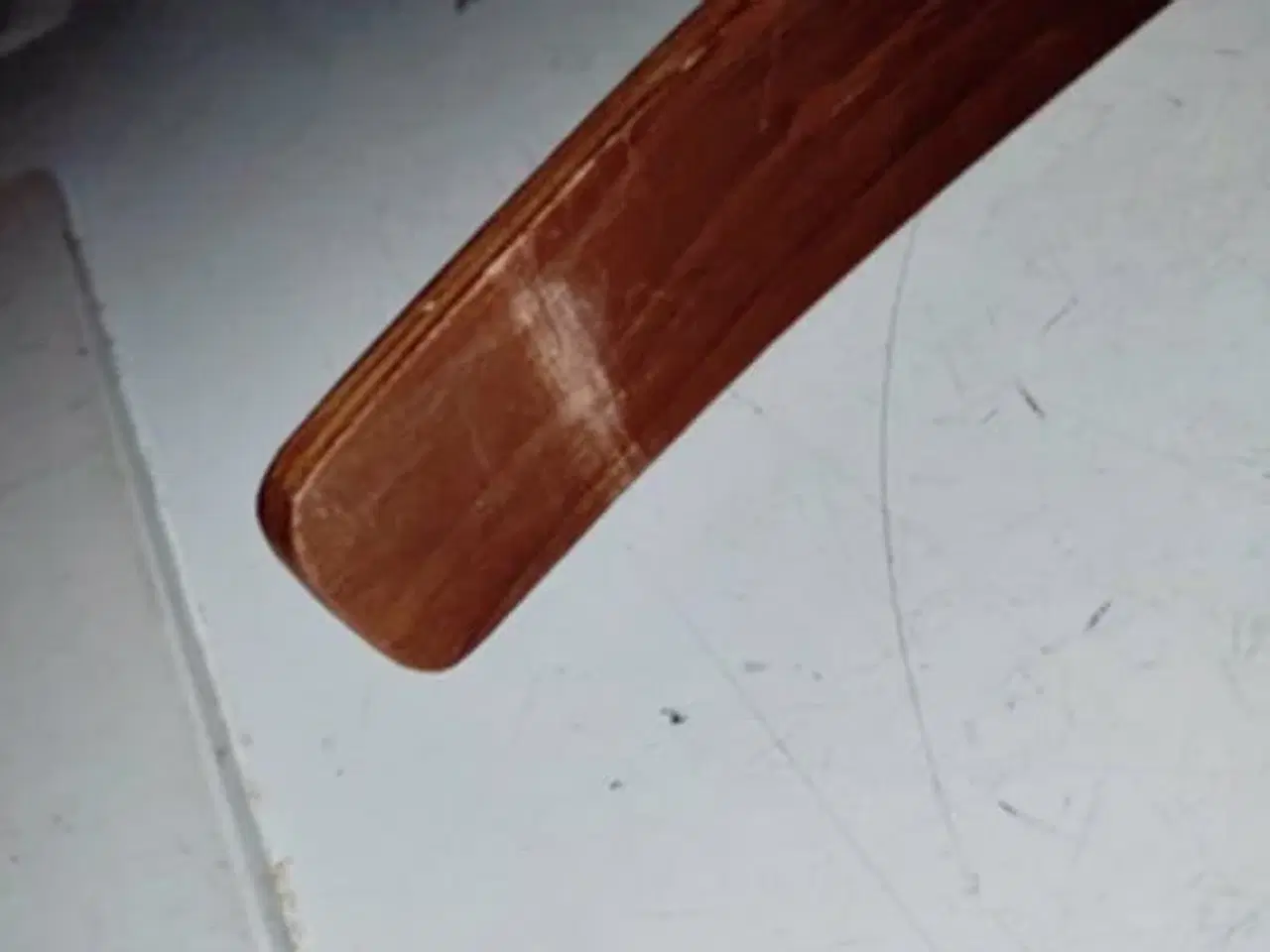 Billede 8 - 2 super fede væglamper i teak med opalglas