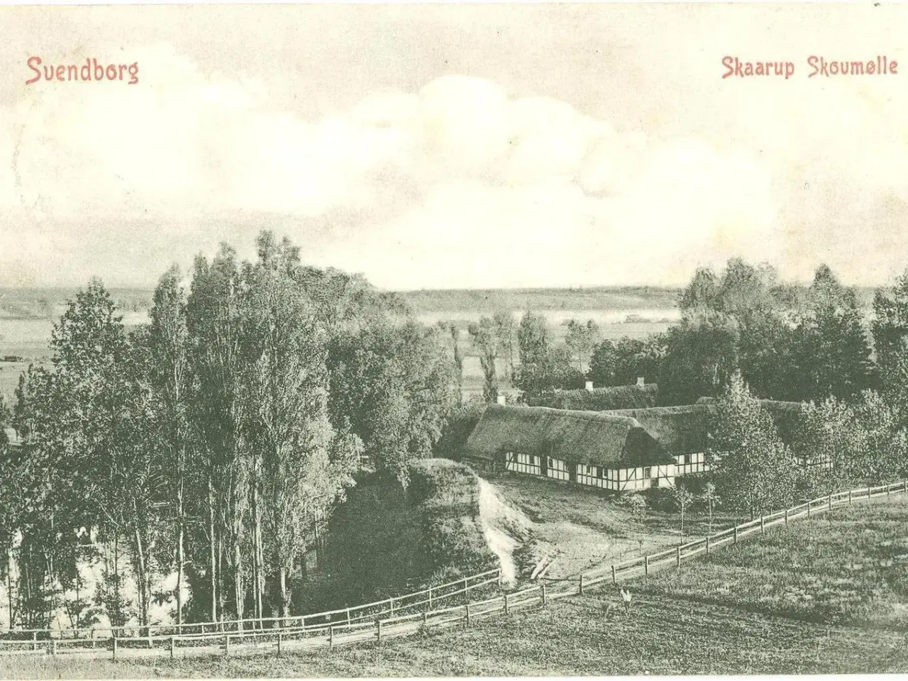 Billede 1 - Skaarup Skovmølle 1909