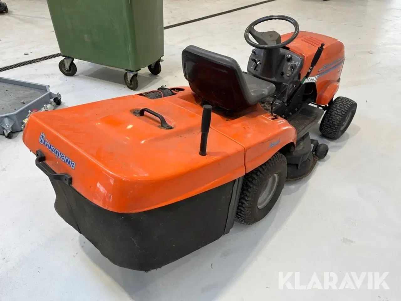 Billede 3 - Græsslåmaskine Husqvarna CTH 160 med opsamler