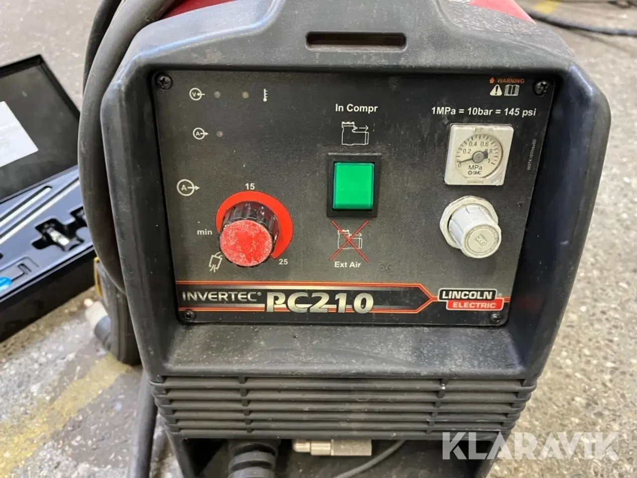 Billede 5 - Plasmaskærer Lincoln Inverter PC210 med indbygget kompressor