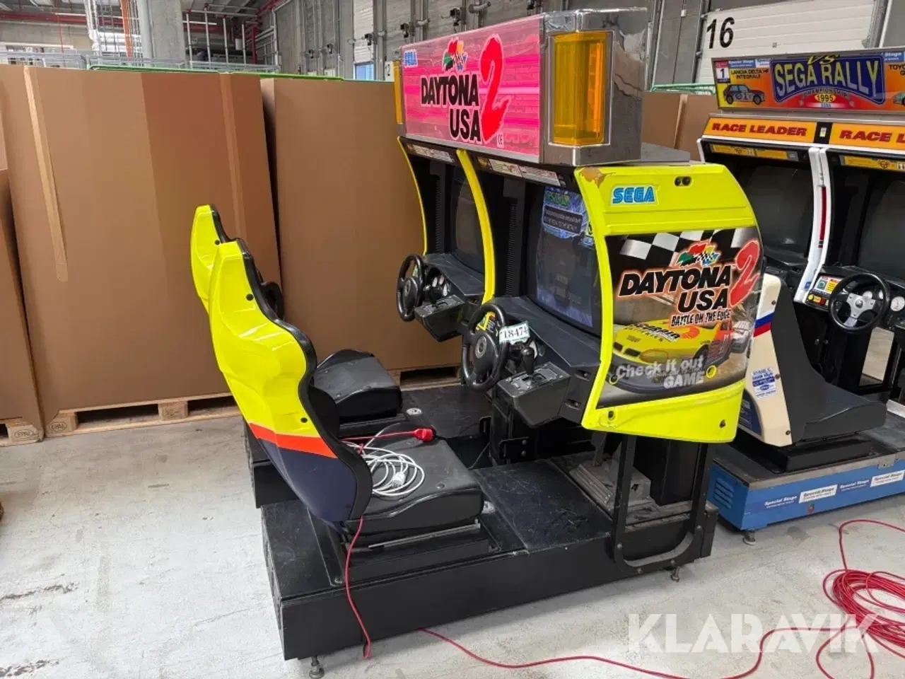Billede 2 - Spillemaskiner Sega Daytona 2 Twin / Sega Rally