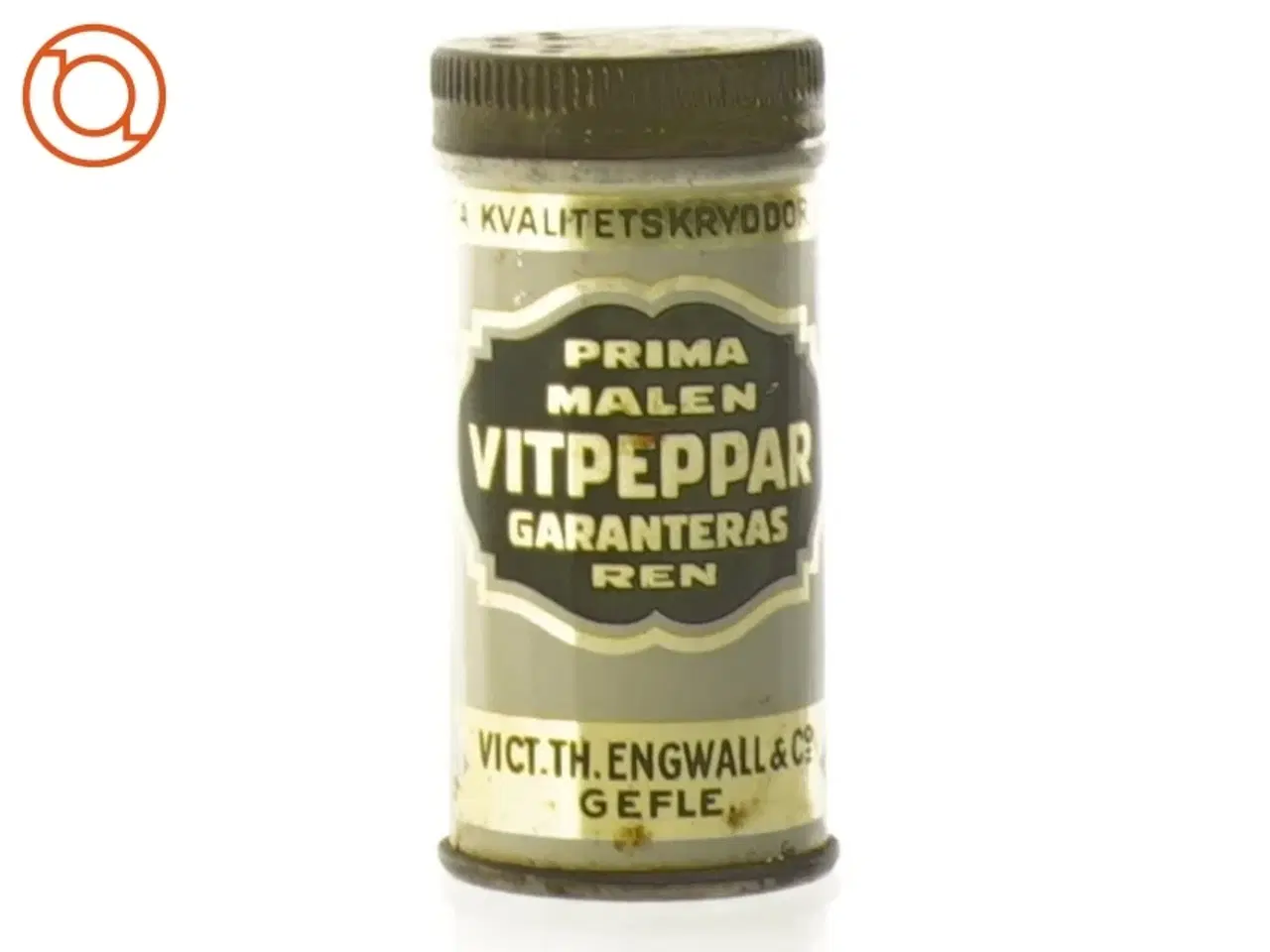 Billede 4 - Antik Gevalia Vittpeppar Krydderbøsse fra Gevalia (str. 7 cm x 35 o cm)