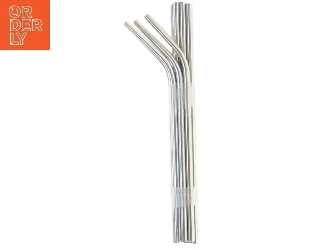 Billede 1 - Sæt af 10 metal sugerør, 22 cm (str. 10 stk 22 cm)