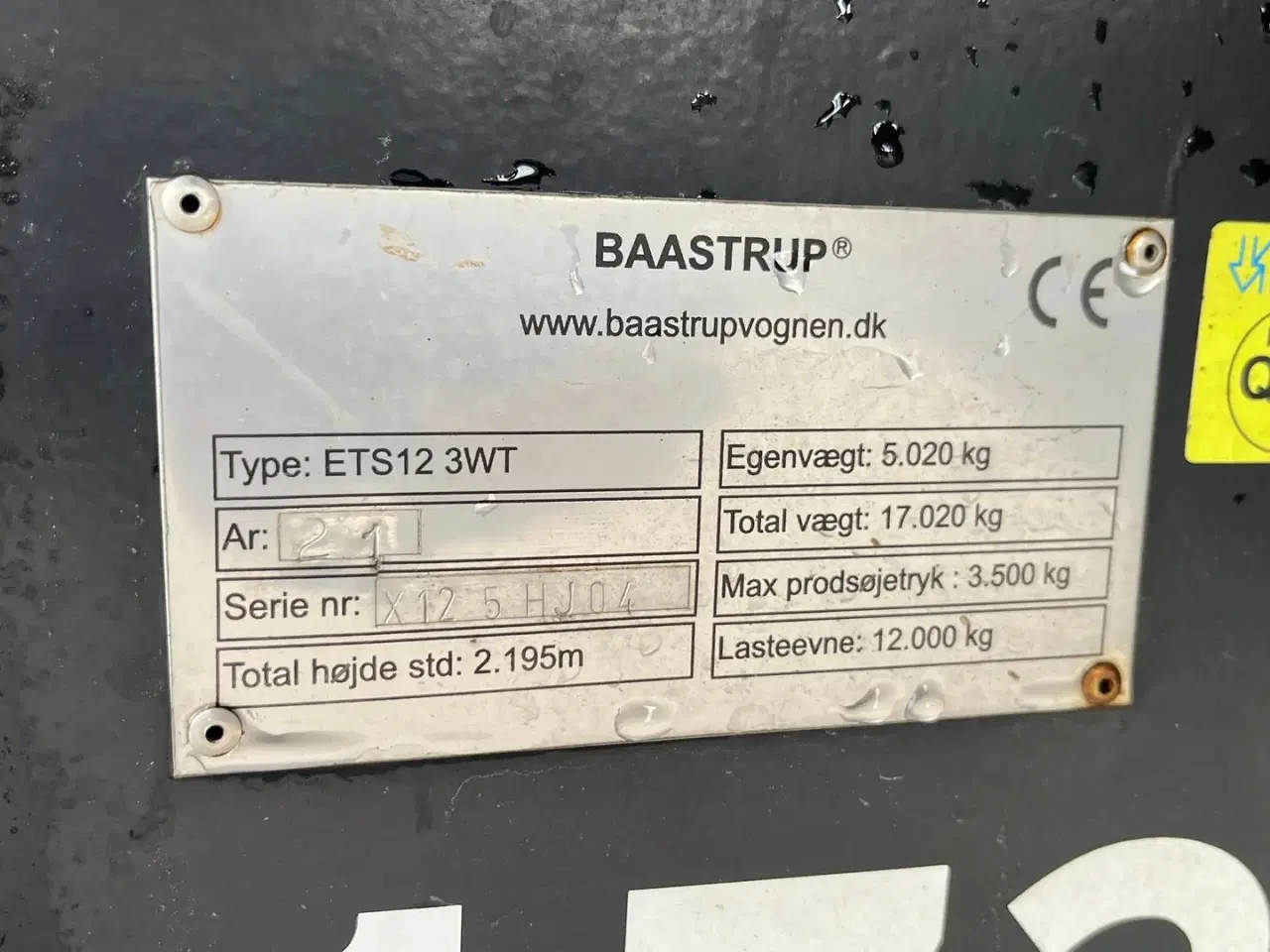 Billede 9 - Baastrup ets 12-3w 12tins Entreprenørvogn