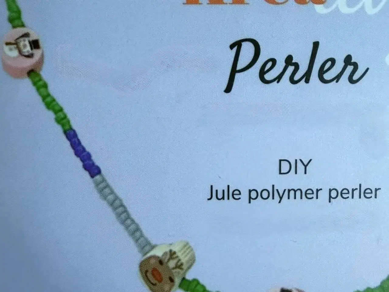 Billede 3 - Vinter- og juleperler af fimo-ler.