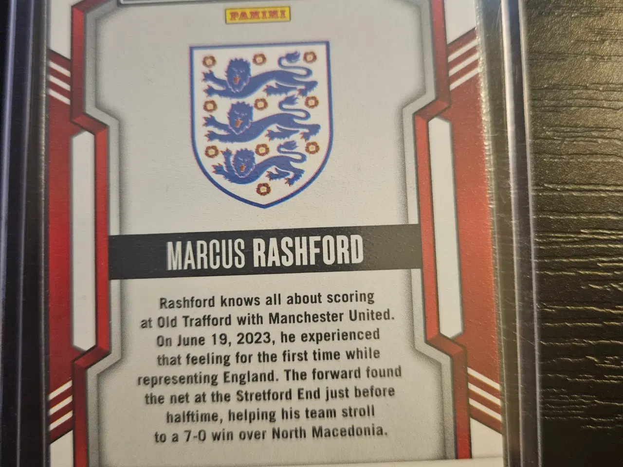 Billede 2 - Marcus Rashford Silver Swirl Fodboldkort