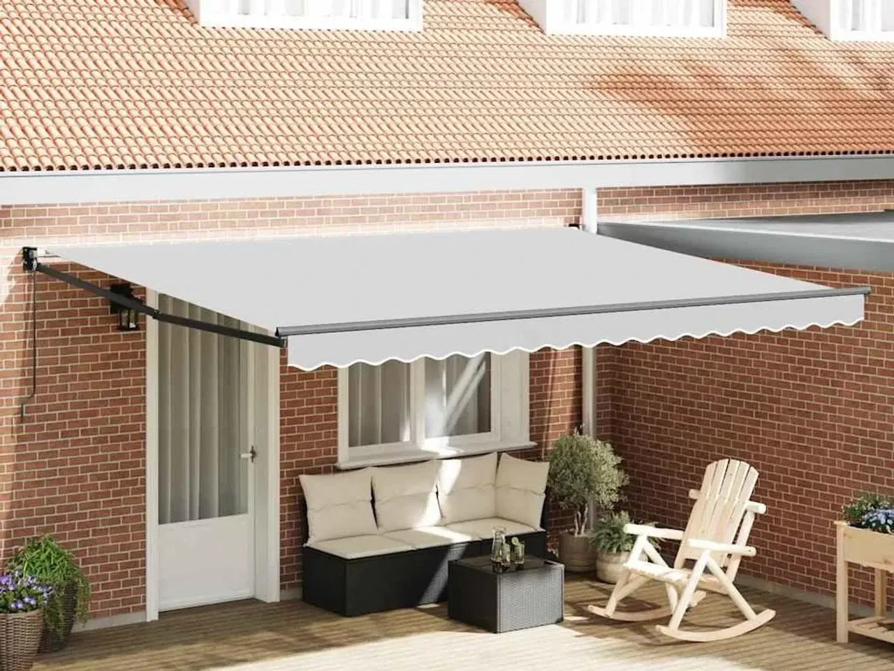 Billede 1 - Markiseramme Antracit 4 ×3 m Metal
