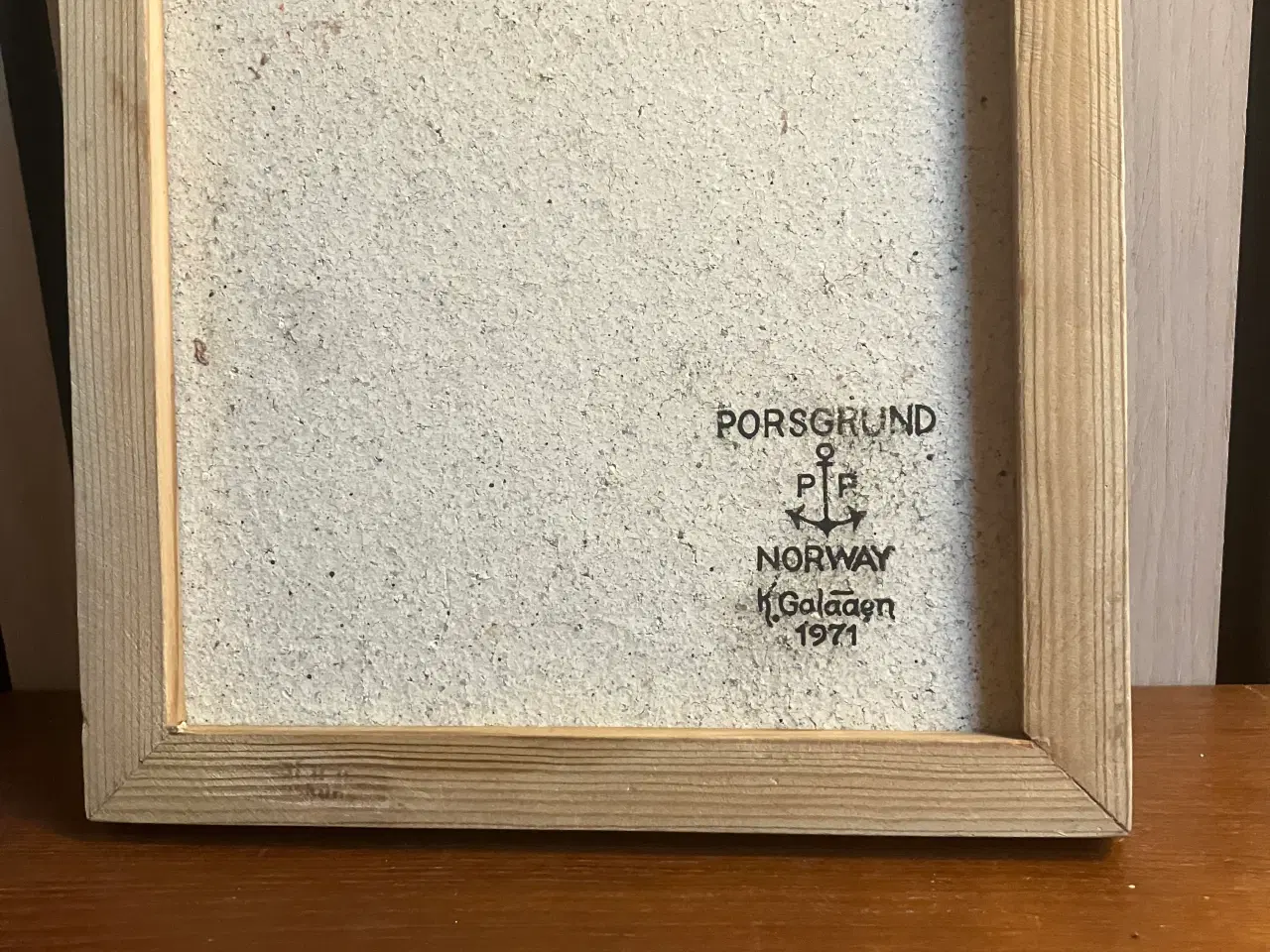 Billede 2 - Porsgrund keramisk vægplade med motiv af en kat.