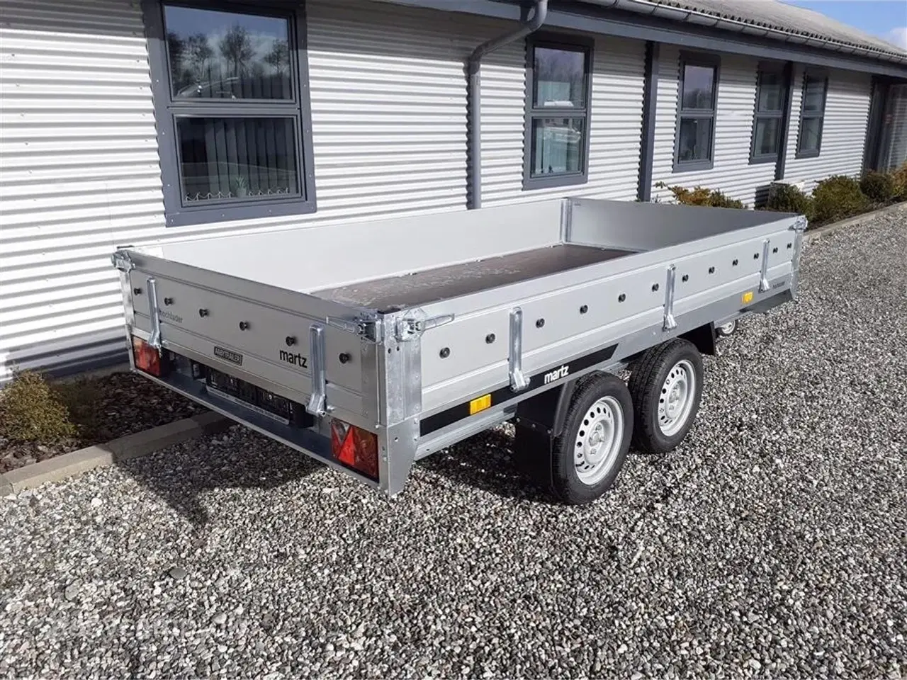Billede 3 - 0 - Martz Transporter 300/2 Alu 750 kg   Stor ALU boggie trailer til Skarp pris
