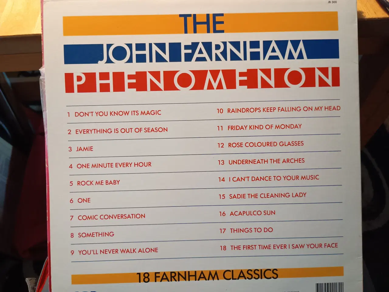 Billede 2 - John Farnham, Phenomenon på LP.