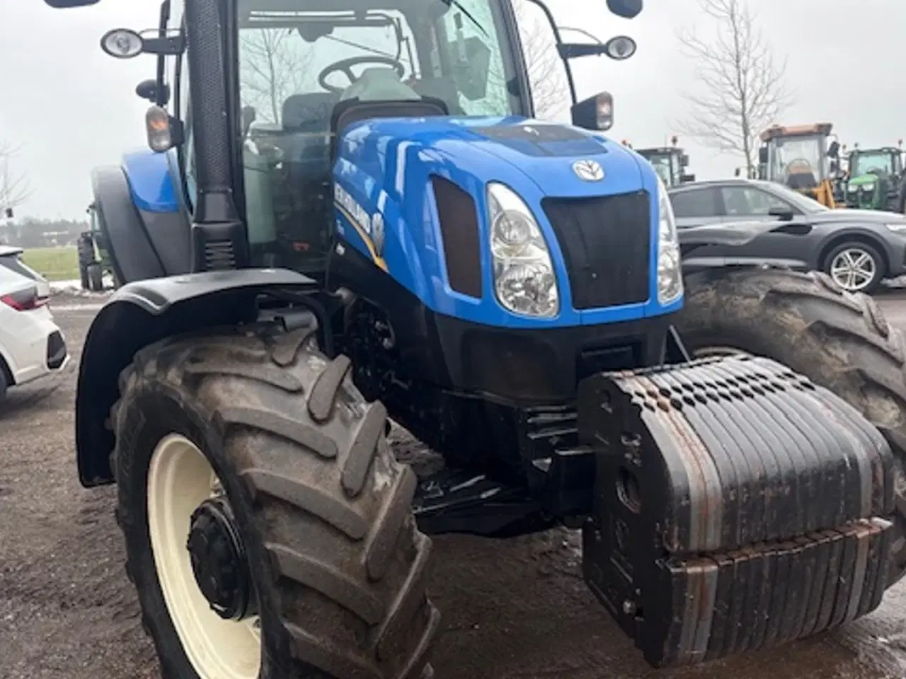 Billede 5 - New Holland T.6155 ENEJERS. KUN 4163 TIMER. M. FULD FRONTVÆGT.