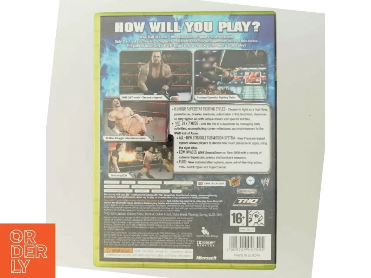 Billede 3 - WWE SmackDown vs. Raw 2008 Xbox 360 Spil fra THQ
