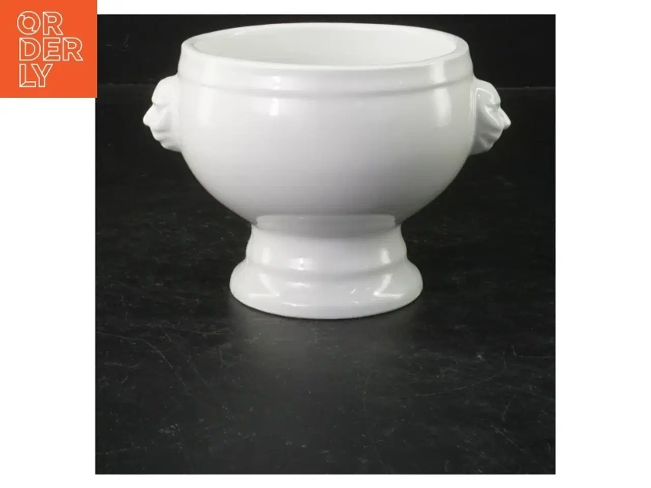 Billede 2 - Sæt med 4 hvide suppeskåle (str. Ø. 11 cm. 4 styk)