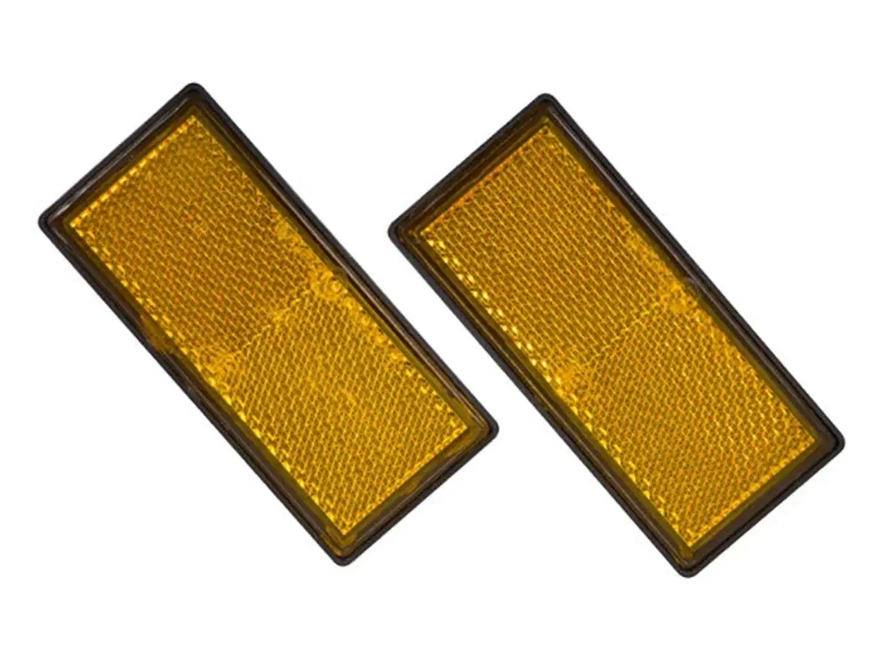 Billede 1 - Refleks gul 86x40mm 2 stk.