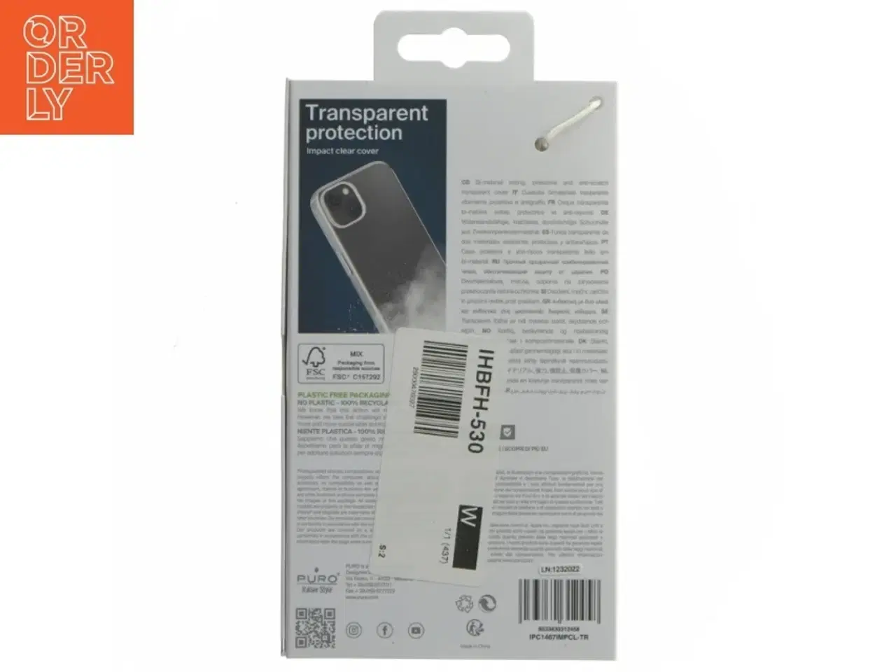 Billede 3 - iPhone 14 Plus gennemsigtigt cover fra Puro (str. Iphone 14 plus)