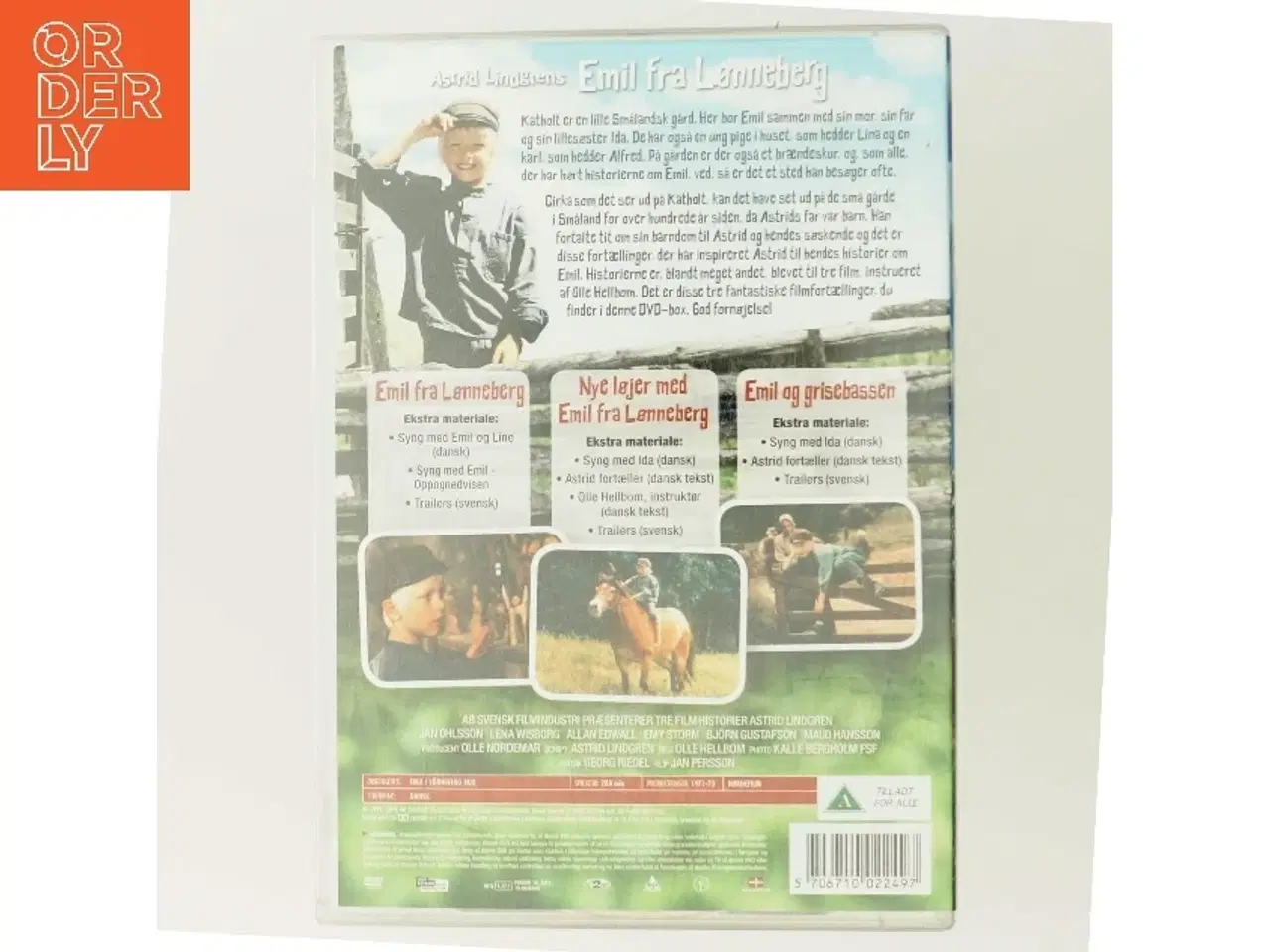 Billede 3 - Emil fra Lønneberg - 3 Film med Jan Ohlsson (DVD)