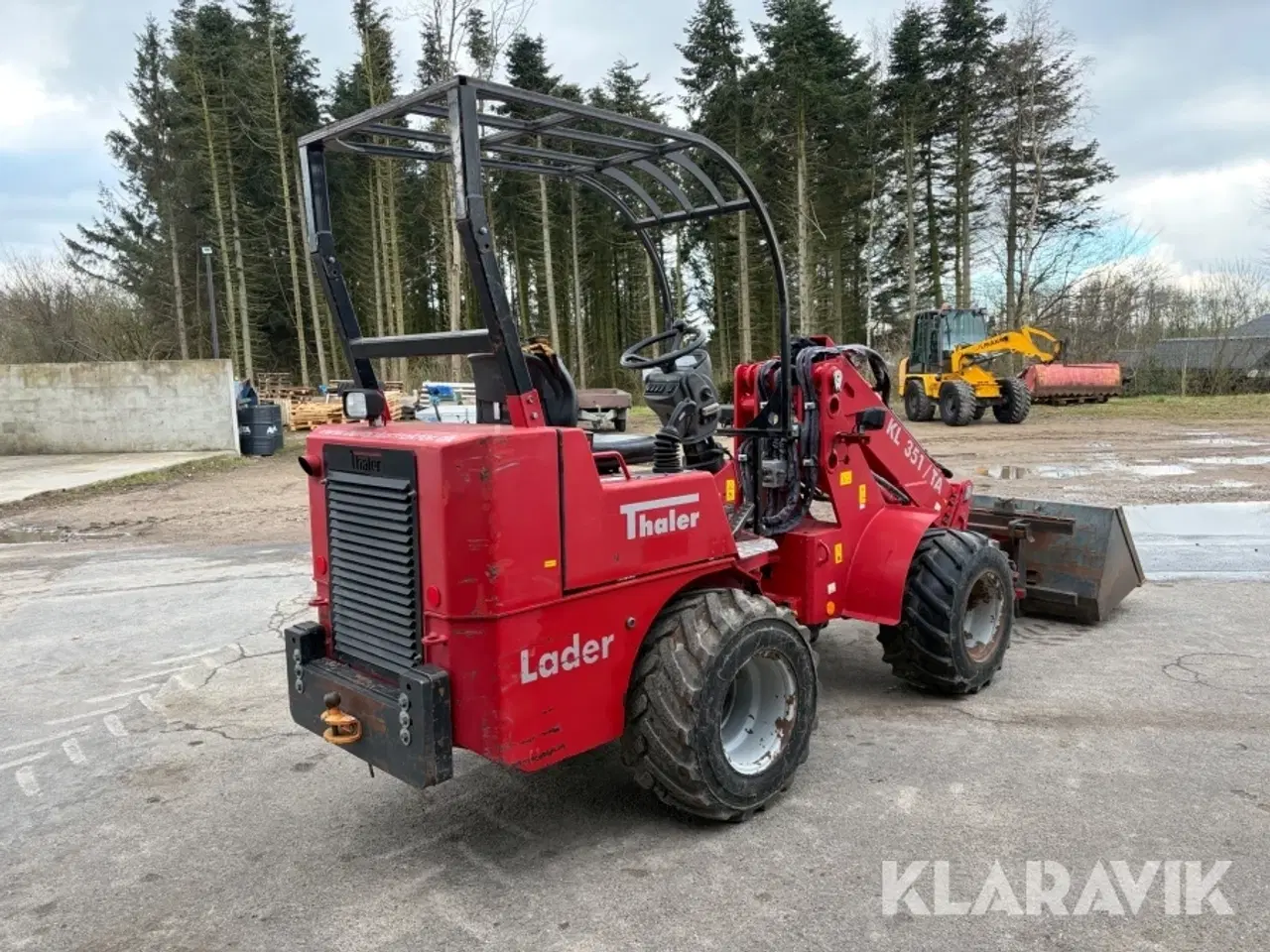 Billede 6 - Minilæsser Thaler Leder kL 351/TA med udskud og tilbehør