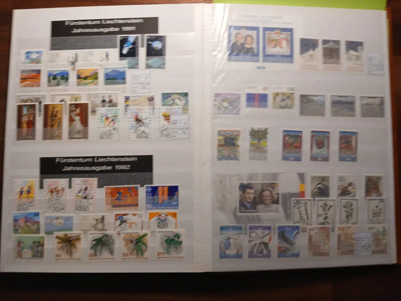 Billede 4 - Lichtenstein, postfrisk, Album med samling, 32 sid