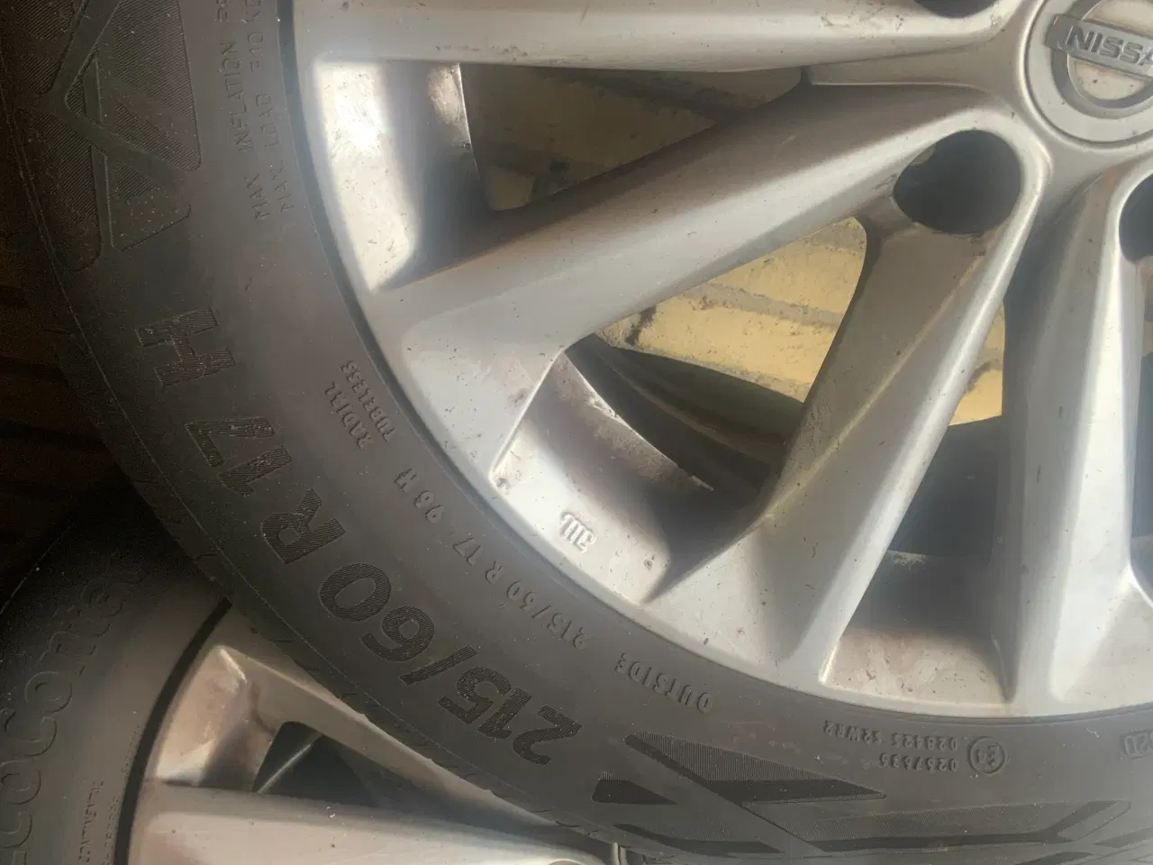 Billede 2 - 4 originale pæne alu fælge til Nissan Qashqai