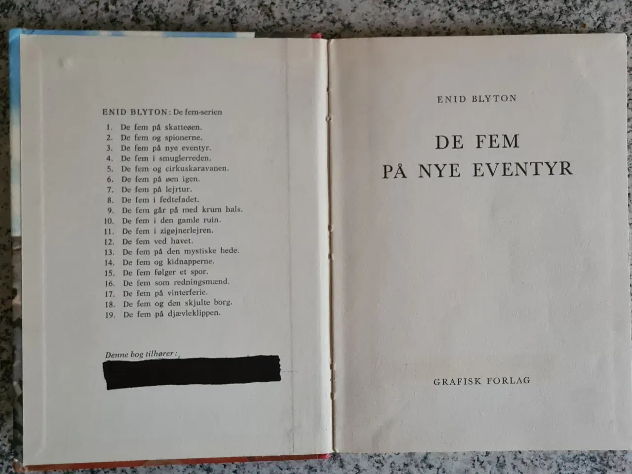 Billede 2 - Enid Blyton De fem på nye eventyr Bog