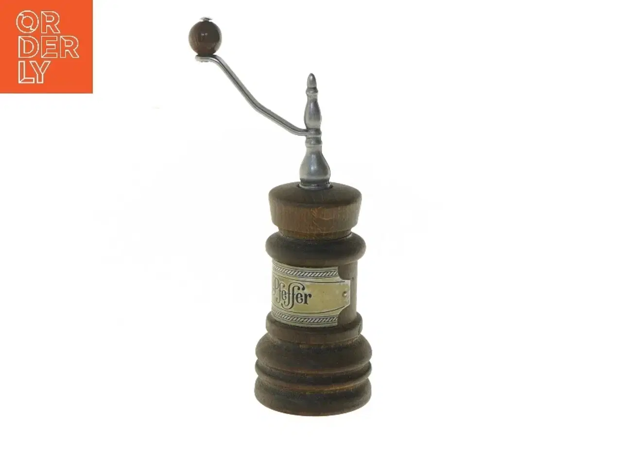 Billede 1 - Peberkværn i træ (str. 20 cm)