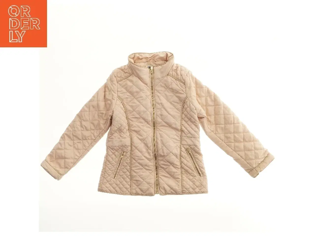 Billede 1 - Vatteret jakke med lynlås fra H&M (str. 128)