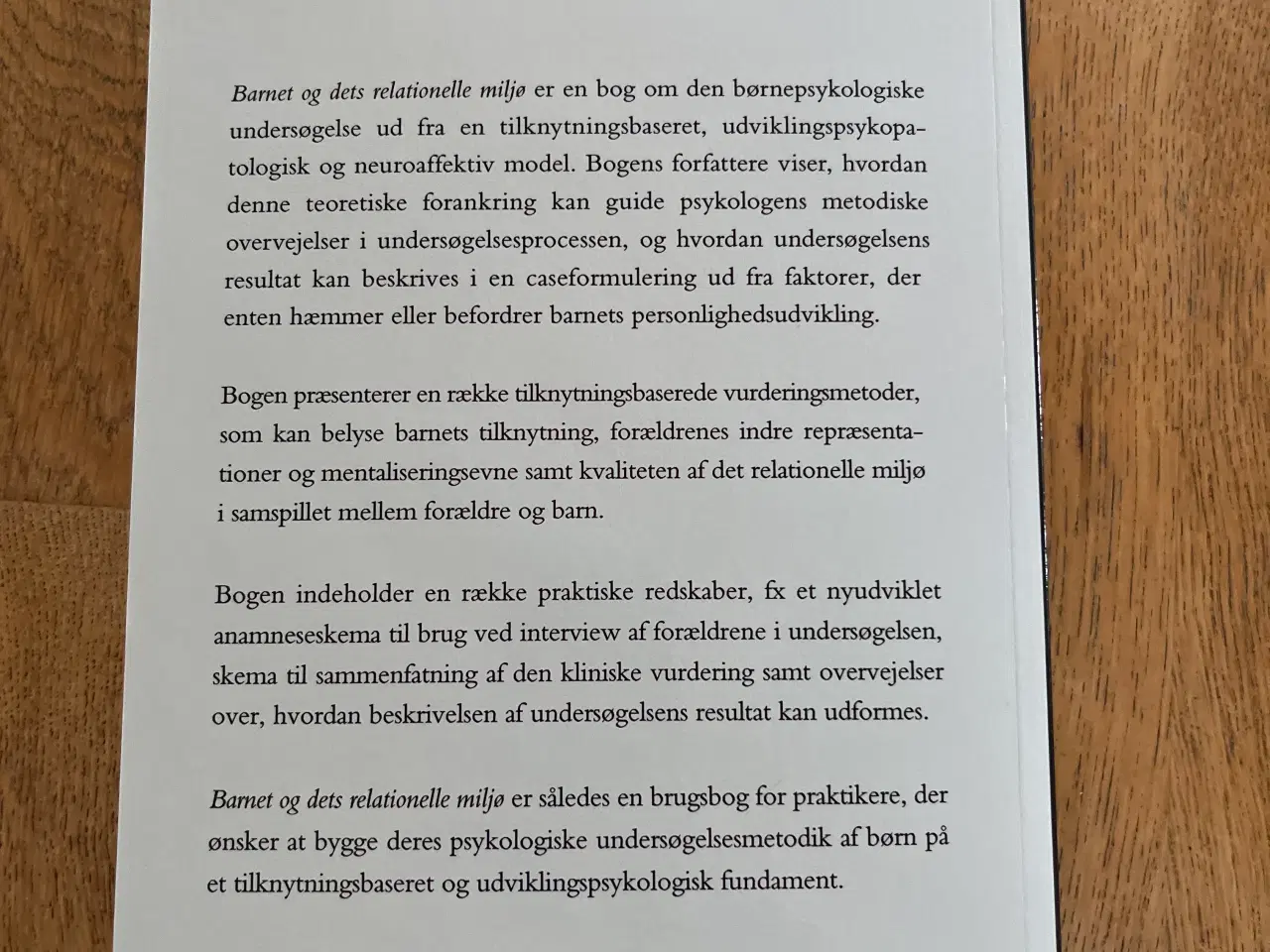 Billede 2 - Susan Hart: Barnet og dets relationelle miljø. 