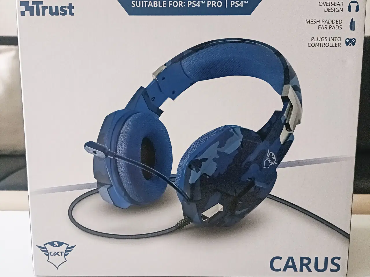 Billede 1 - Trust Carus Gaming Headset (PS4) GXT 322B