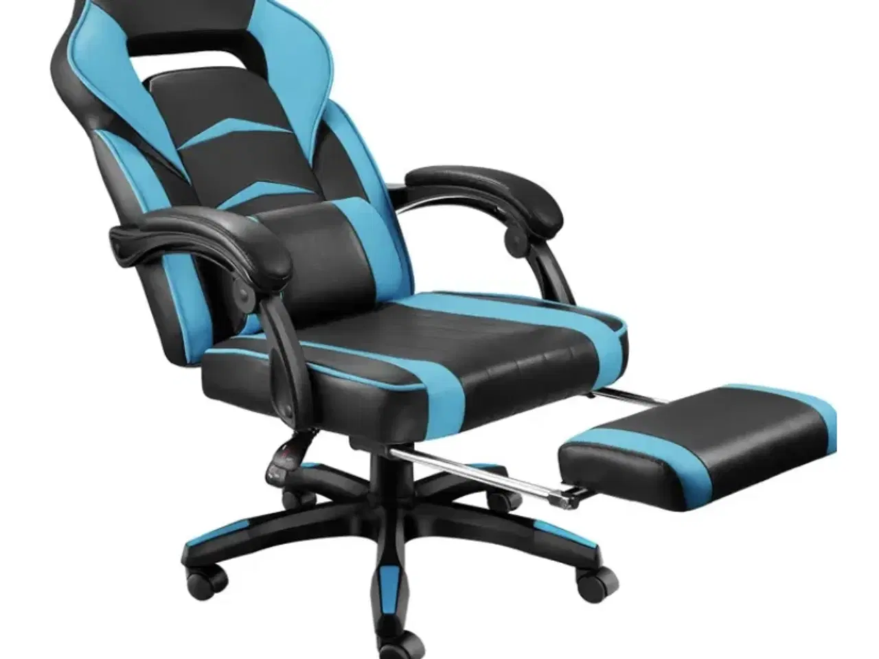 Billede 5 - Gamerstol rød med fodstøtte