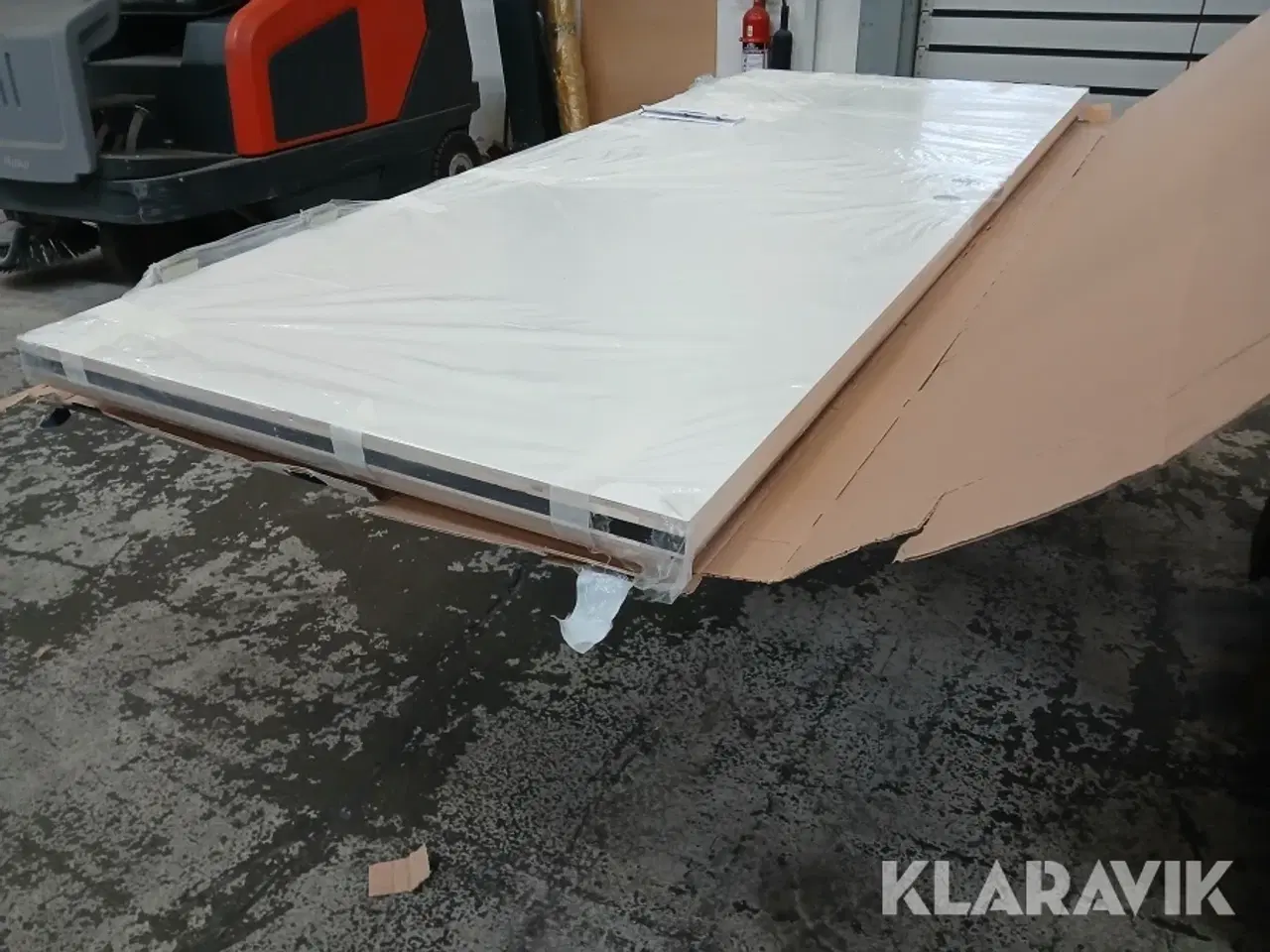 Billede 7 - Dørblad Swedoor klimadør højre hvidmalet BD30/35dB 205