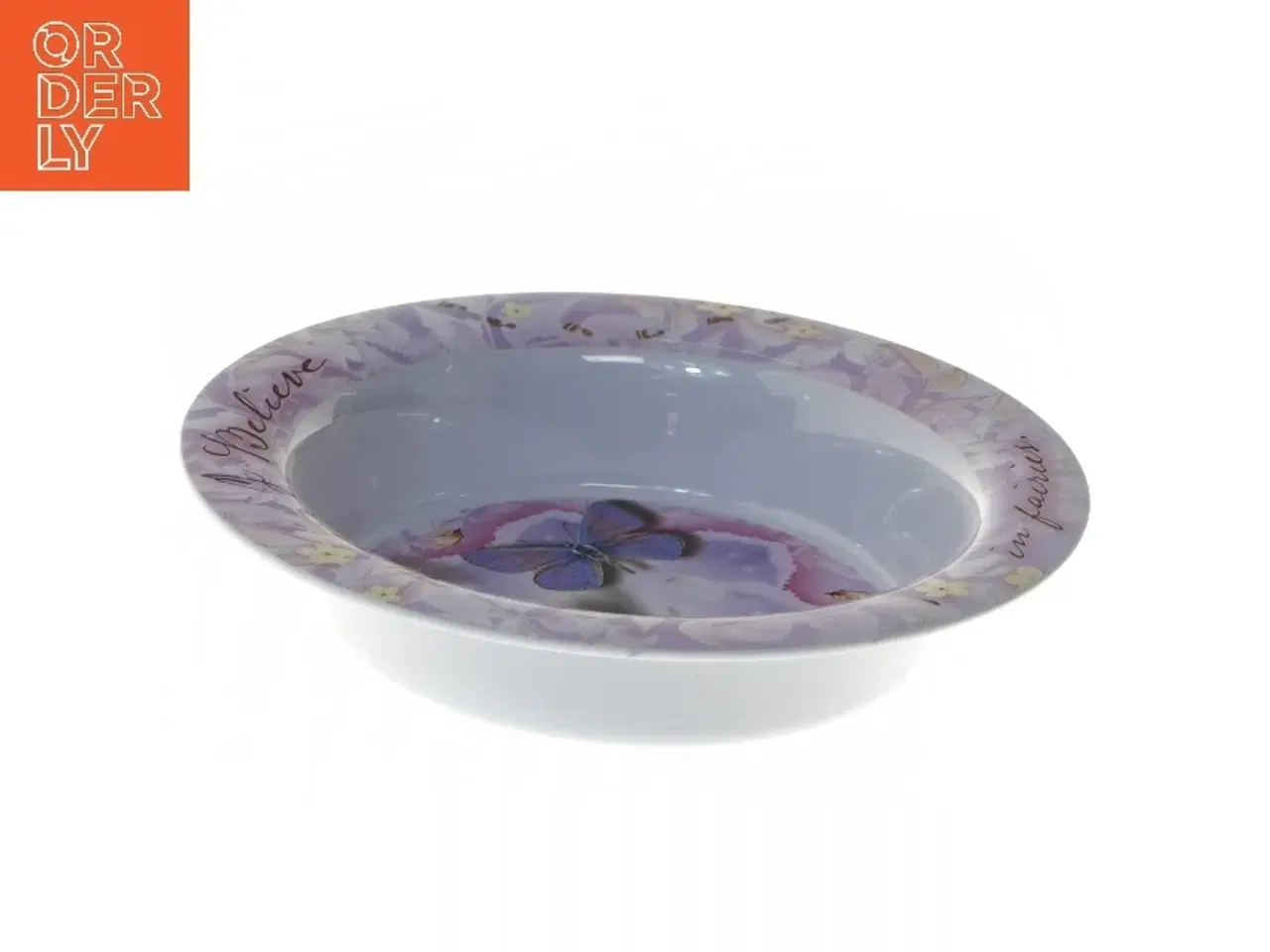 Billede 3 - Børnetallerken med eventyrmotiv (str. Ø 16,5 cm)