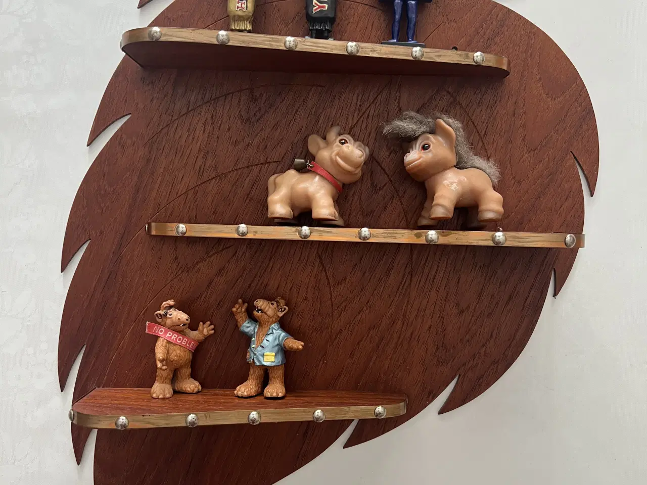 Billede 1 - Flot retro teak blad 