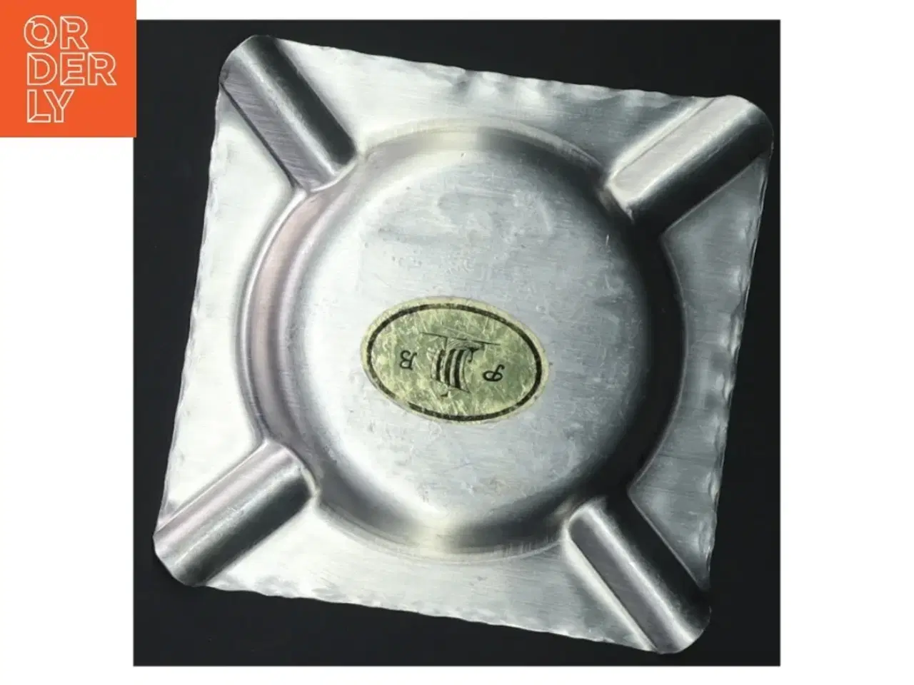 Billede 4 - Askebæger i aluminium (str. 13,5 x 13,5 cm)