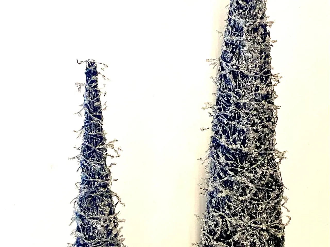 Billede 1 - Juletræer med glimmer 